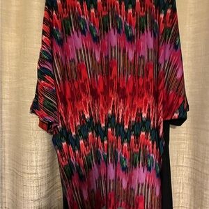 Vibrant Multicolor Patterned Top